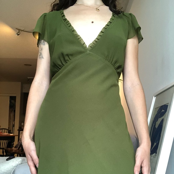 Wilfred green short sleeve midi dress - Picture 1 of 4